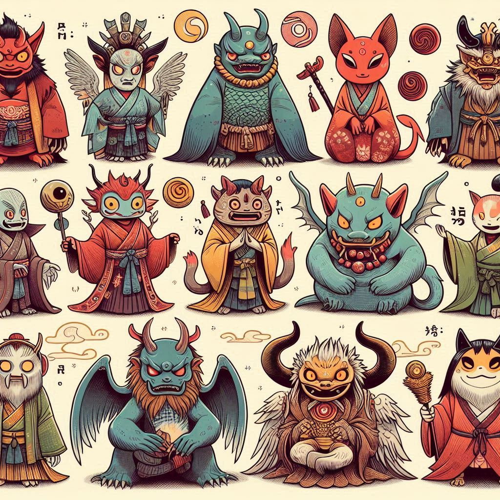 Tipos de Yokai: Criaturas Sobrenaturais do Folclore Japonês